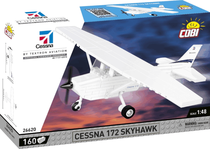 COBI Cessna 172 Skyhawk repülőgép 160 darabos Építőjáték