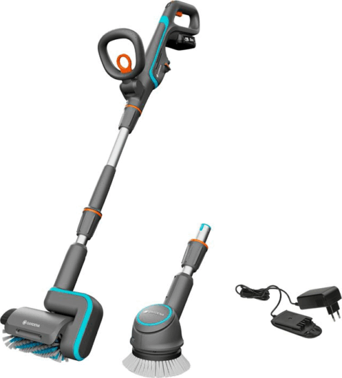 Gardena 14842-20 AquaBrush Universal 18V P4A Solo Akkumulátoros Multifunkciós tisztító + 1x 2.5Ah Akku