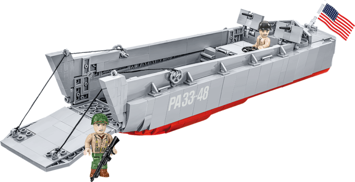 Cobi LCVP Higgins Katonia hajó 715 darabos építő készlet