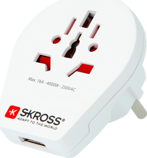 Skross 1.500266 World / Europe Utazó adapter