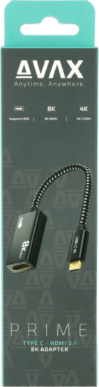 AVAX AD901 Prime USB-C apa - HDMI 2.1 anya Adapter AVAX AD901 Prime USB-C apa - HDMI 2.1 anya Adapter