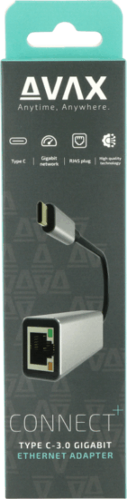 AVAX AD604 Connect Plus USB-C RJ45 Gigabit Ethernet adapter
