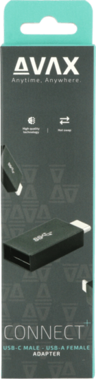 AVAX AD602 Connect Plus USB-C apa - USB-A anya OTG Adapter AVAX AD602 Connect Plus USB-C apa - USB-A anya OTG Adapter