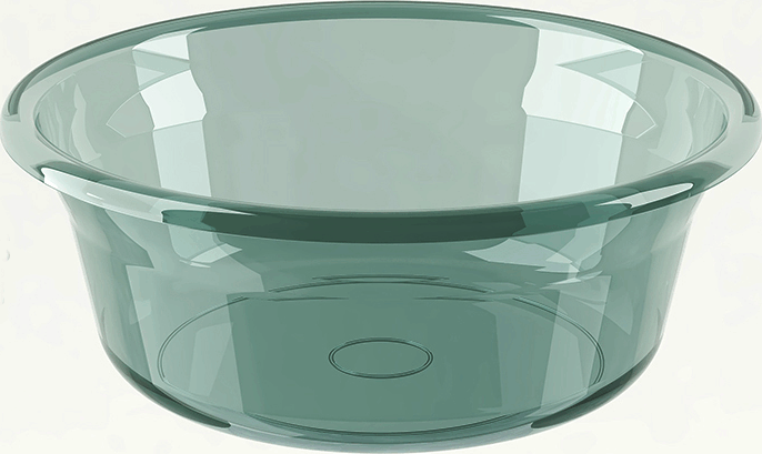 TOO KT-138-GR Műanyag lavór - Zöld