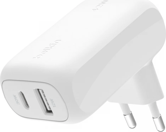 Belkin BoostCharge USB Type-C / USB Type-A Hálózati töltő - Fehér (42W) Belkin BoostCharge USB Type-C / USB Type-A Hálózati töltő - Fehér (42W)
