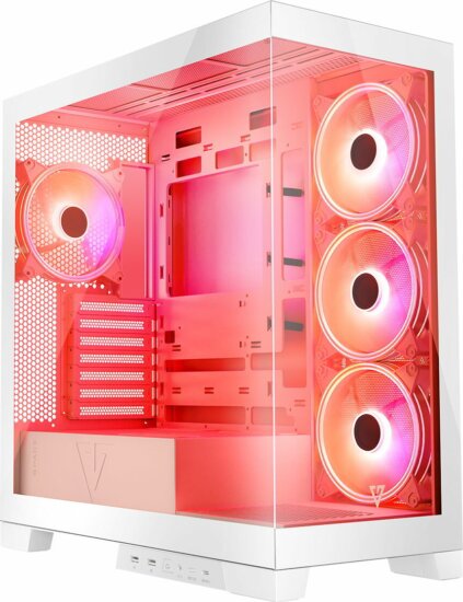Modecom Volcano Space Apex ARGB Számítógépház - Fehér Modecom Volcano Space Apex ARGB Számítógépház - Fehér