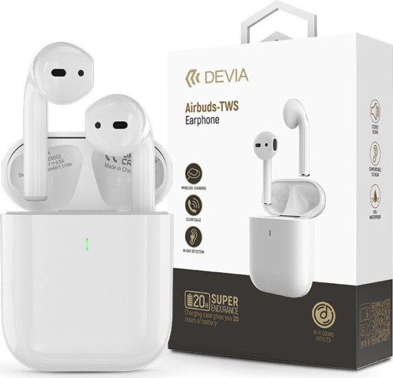 Devia Airbuds-TWS Wireless headset - Fehér