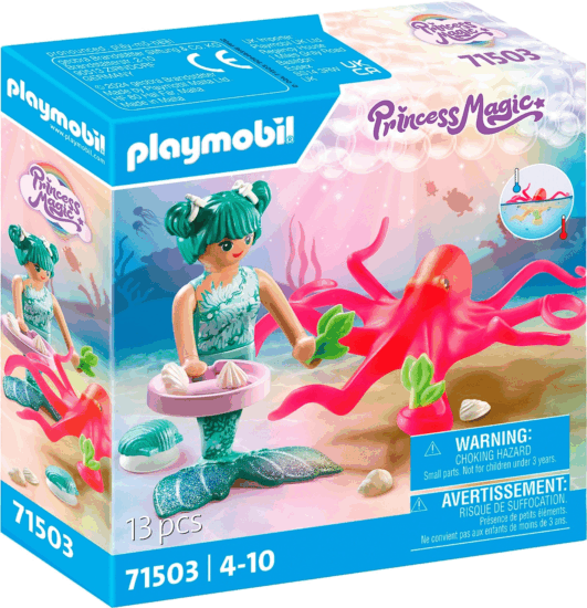 Playmobil 71503 Princess Magic - Sellő színváltós polippal