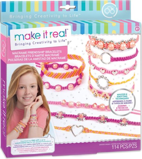 Make It Real: Makramé barátságkarkötő készítő szett