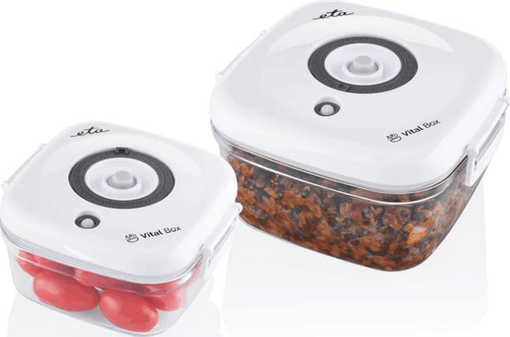 ETA 0762 Vital Box Vákuum Műanyag ételtároló készlet 0.67 + 1.36L (2 db)