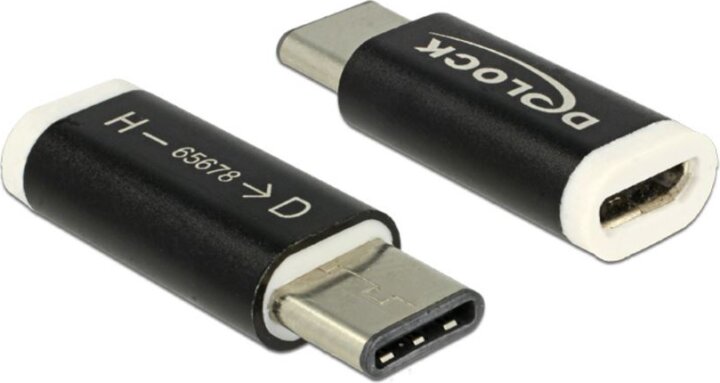 DeLOCK USB 2.0 Micro-B - USB Type-C 2.0 adapter DeLOCK USB 2.0 Micro-B - USB Type-C 2.0 adapter