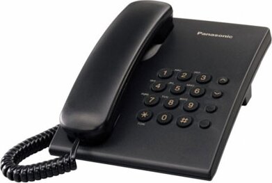 Panasonic KX-TS500HGB vezetékes telefon - Fekete