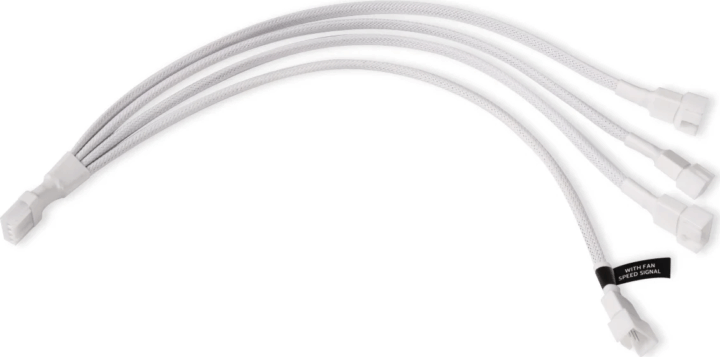 Alphacool 18729 4-Pin - 4x 4-Pin PWM Y-Splitter Ventilátor elosztó kábel - 30cm
