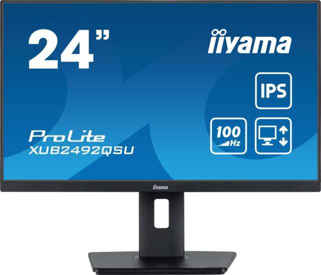 iiyama 23.8" ProLite XUB2492QSU Monitor iiyama 23.8" ProLite XUB2492QSU Monitor
