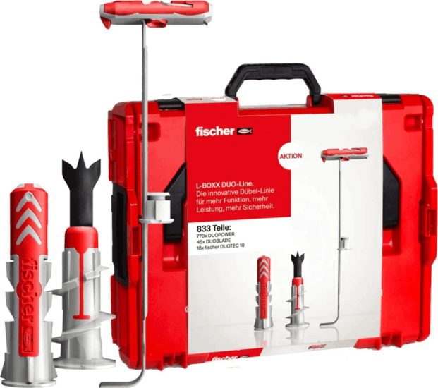 Fischer 558626 DUO-Line Dübel készlet (833 db / csomag) Fischer 558626 DUO-Line Dübel készlet (833 db / csomag)