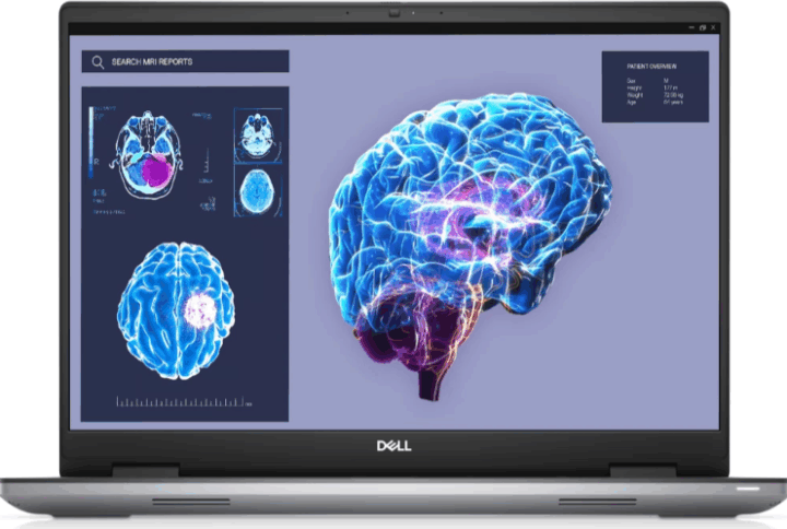 Dell Precision 7680 Notebook Szürke (16" / Intel i7-13850HX / 16GB / 512GB SSD / RTX 2000 8GB / Win 11 Pro)