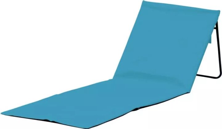 Strandszőnyeg háttámlával - Türkiz (150 x 50 x 50 cm)