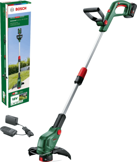 Bosch UniversalGrassCut 18V-26-500 18V Akkumulátoros szegélynyíró + 1x 2Ah Akku + Töltő
