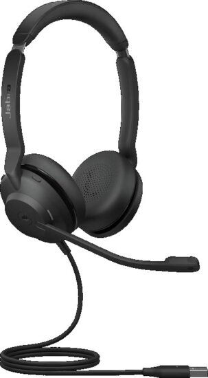 Jabra Evolve2 30 SE UC Duo (USB Type-A) Vezetékes Headset - Fekete