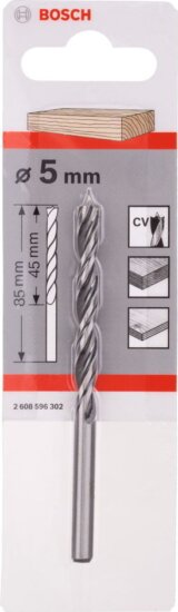Bosch Ø 5 x 50/86mm Központosított fúrószár 5x50x86mm