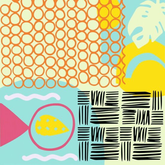 Ravensburger CreArt Funky Shapes számfestő készlet Ravensburger CreArt Funky Shapes számfestő készlet