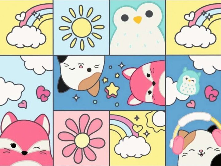 Ravensburger CreArt Squishmallows számfestő készlet Ravensburger CreArt Squishmallows számfestő készlet