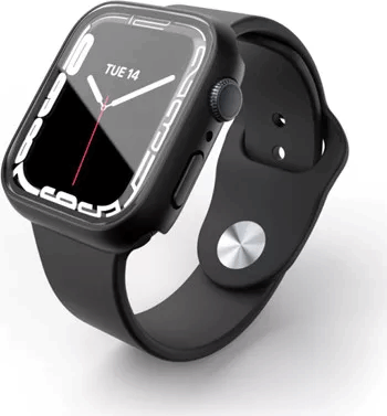 Next One Shield Apple Watch S7/S8 Tok + kijelzővédő - Fekete (45mm)