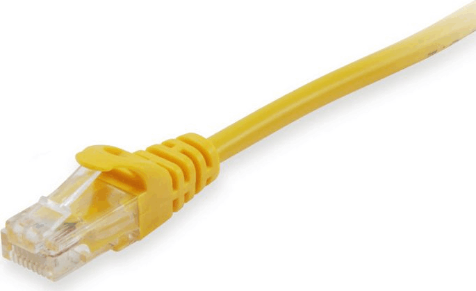 Equip U/UTP CAT6a Patch kábel 0.5m - Sárga