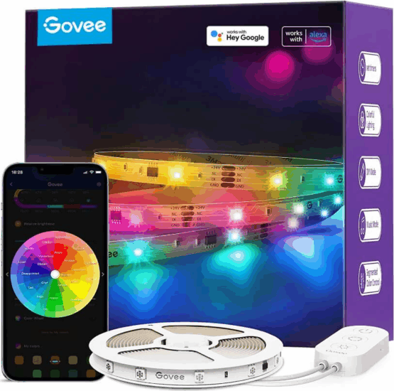 Govee H618C Basic Dekor LED Szalag 10m - RGBIC