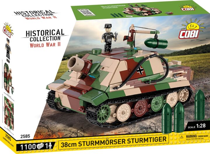 Cobi Sturmmorser Sturmtiger Tank 1100 darabos Építőjáték Cobi Sturmmorser Sturmtiger Tank 1100 darabos Építőjáték