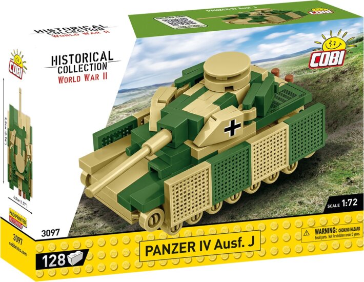 Cobi Panzer IV Ausf. J Tank 128 darabos Építőjáték