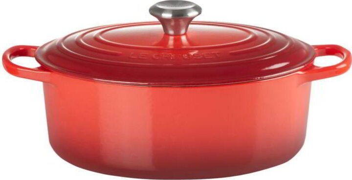 Le Creuset Signature 27cm Öntöttvas lábas - Piros