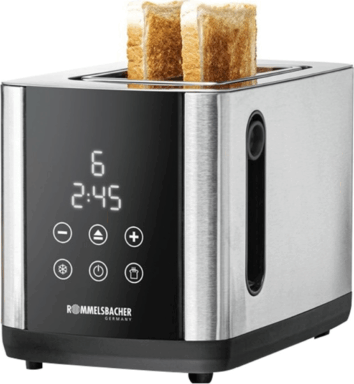 Rommelsbacher Sunny TO 850 Kenyérpirító - Ezüst/Fekete Rommelsbacher Sunny TO 850 Kenyérpirító - Ezüst/Fekete