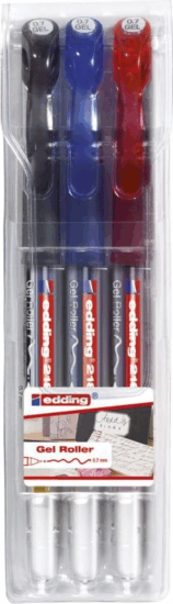 Edding 2185 zseléstoll készlet - Vegyes szín (3db / csomag) Edding 2185 zseléstoll készlet - Vegyes szín (3db / csomag)