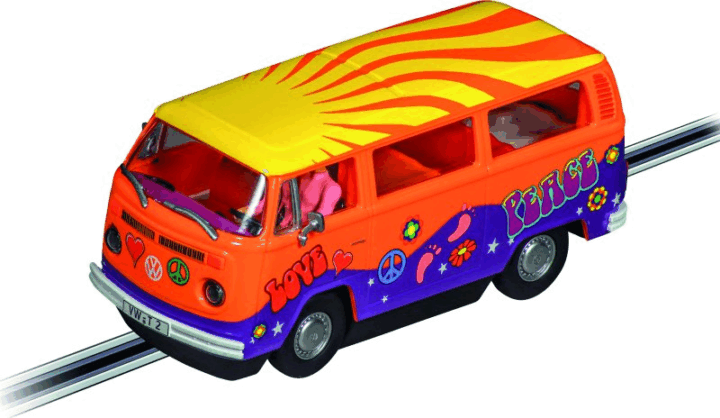 Carrera Digital 132 VW Bus T2b Peace and Love Kisbusz - Mintás Carrera Digital 132 VW Bus T2b Peace and Love Kisbusz - Mintás