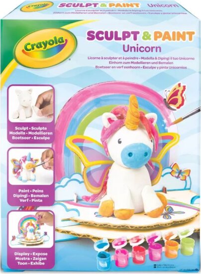 Crayola Levegőn száradó gyurma készlet 113g - Unikornis