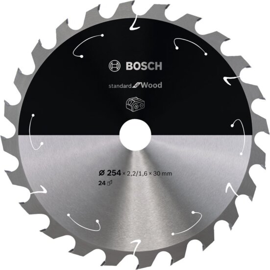 Bosch Standard Fa Körfűrészlap Ø 254mm 24 fog