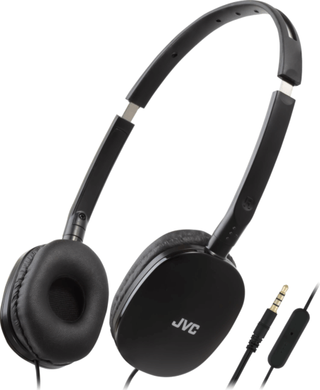 JVC FLATS Vezetékes Headset - Fekete