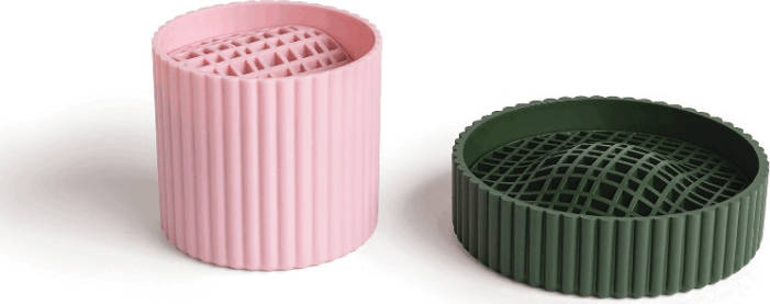 Ototo Blossom 2 Darabos Váza Dekorációs Készlet - Zöld/Rózsaszín