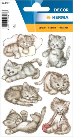 Herma Játékos cicák matricacsomag Herma Játékos cicák matricacsomag