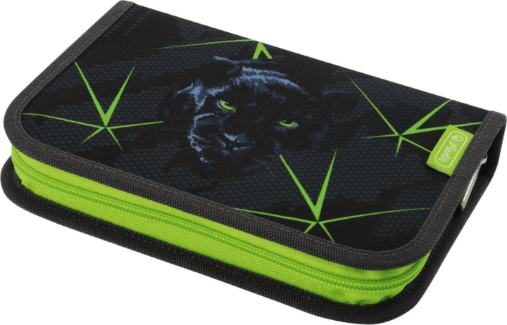 Herlitz Wild Life tolltartó - Fekete/Zöld