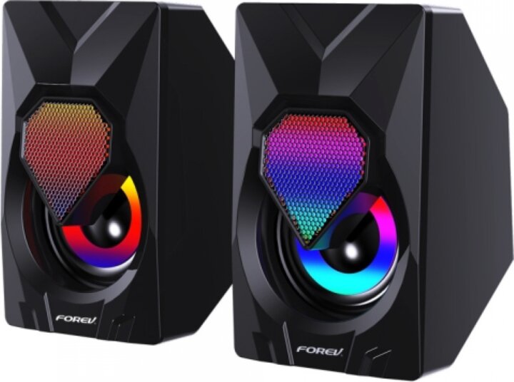 Forev FV-209 RGB 2.0 Hangszóró - Fekete