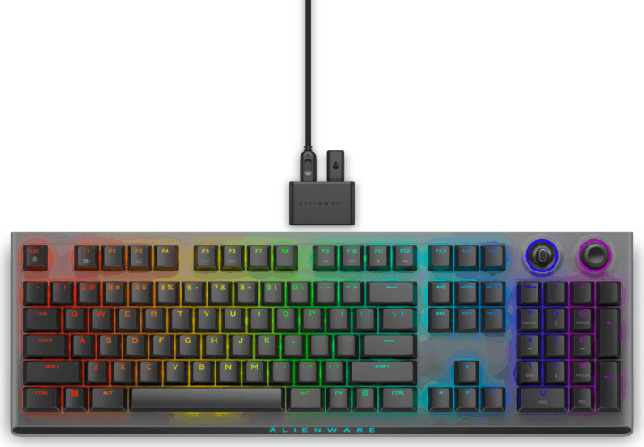 Dell Alienware AW920K (Cherry MX Red Switch) Wireless/Vezetékes Gamer Mechanikus Billentyűzet - Angol (US) Dell Alienware AW920K (Cherry MX Red Switch) Wireless/Vezetékes Gamer Mechanikus Billentyűzet - Angol (US)