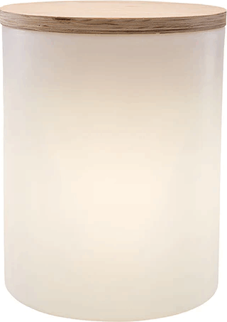 8 Seasons Shining Drum Akkus Okos LED Dekorációs Lámpa - Fehér