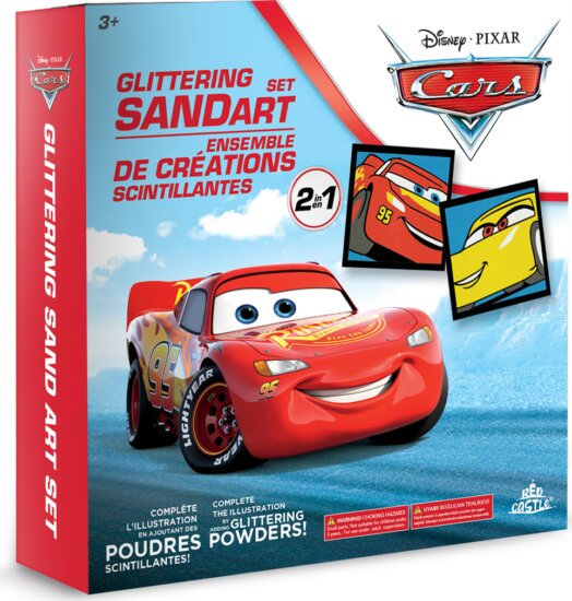 Disney Verdák McQueen/Ramirez Homokfestő készlet