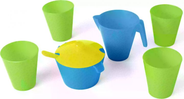 Wader Party Time étkészlet (8 darabos)