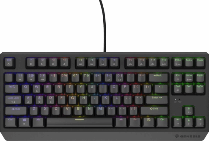 Genesis Thor 230 TKL (Outemu Brown Switch) RGB Vezetékes Gaming Mechanikus Billentyűzet (Fekete) - Angol (US) Genesis Thor 230 TKL (Outemu Brown Switch) RGB Vezetékes Gaming Mechanikus Billentyűzet (Fekete) - Angol (US)