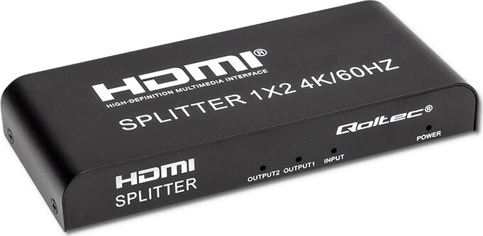 Qoltec 51797 HDMI Splitter (1 PC - 2 Kijelző)