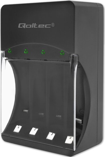 Qoltec 50653 4x R03 AAA / R6 AA NiMH Akkumulátor töltő Qoltec 50653 4x R03 AAA / R6 AA NiMH Akkumulátor töltő