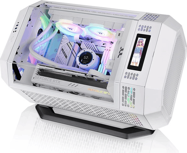 Thermaltake AC-074-ON6NAN-A1 Tower 300 Számítógépház állványcsomag - Fehér